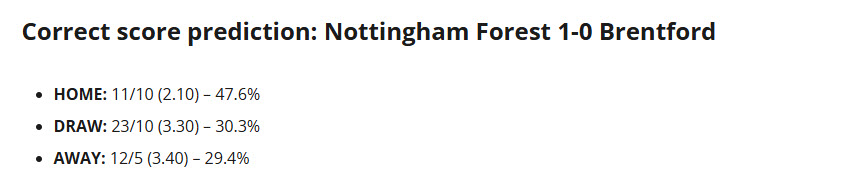 Siêu máy tính dự đoán Nottingham vs Brentford, 20h00 ngày 17/8 - Ảnh 1