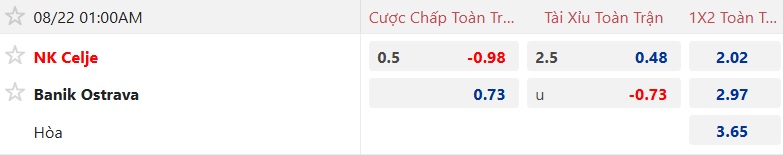 Nhận định, soi kèo Celje vs Banik Ostrava, 01h00 ngày 22/8: Cầm chân nhau - Ảnh 3