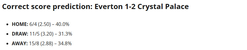 Siêu máy tính dự đoán Everton vs Crystal Palace, 20h00 ngày 5/10 - Ảnh 1