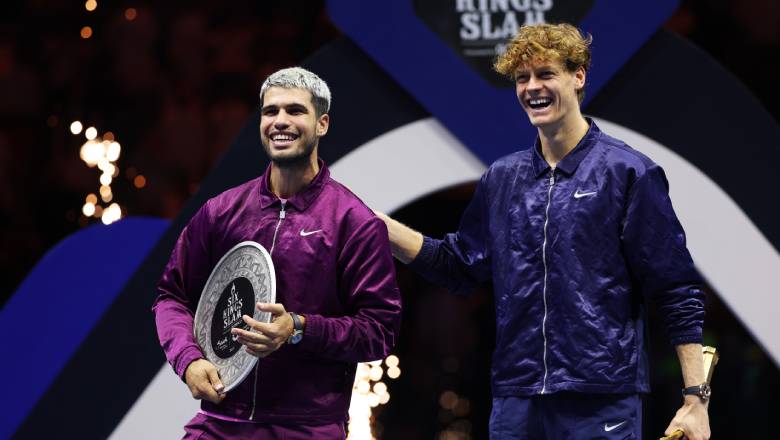 Sinner thắng dễ Alcaraz, vô địch 6 Kings Slam năm thứ hai liên tiếp - Ảnh 1