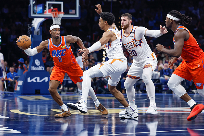 Nhận định b&oacute;ng rổ Oklahoma City Thunder vs Phoenix Suns, 09h30 ng&agrave;y 29/11: Chống sao nổi nh&agrave; vua - Ảnh 1