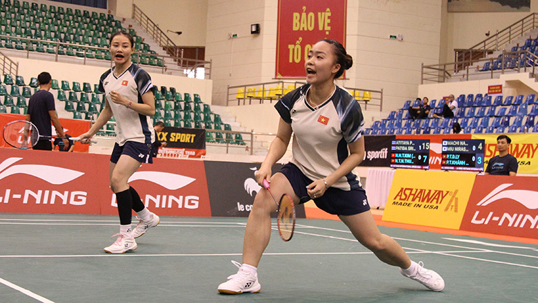 Phạm Thị Diệu Ly v&agrave; Phạm Thị Kh&aacute;nh thua ngược ở tứ kết cầu l&ocirc;ng SEA Games 33 - Ảnh 2