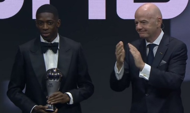 Ousmane Dembele gi&agrave;nh danh hiệu FIFA The Best - Ảnh 1
