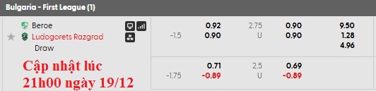 Nhận định, soi kèo Beroe vs Ludogorets, 22h30 ngày 19/12: Nhọc nhằn vượt ải - Ảnh 6