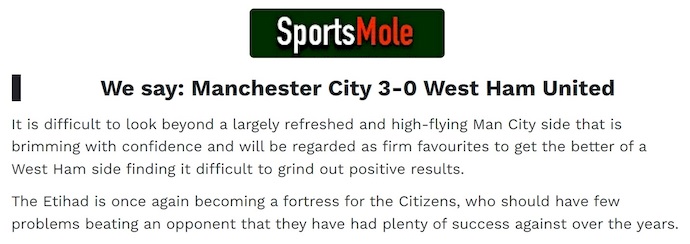 Chuyên gia Tony Ansell dự đoán Man City vs West Ham, 22h00 ngày 20/12 - Ảnh 1