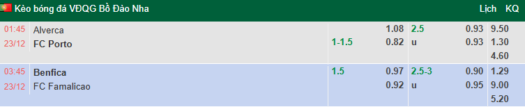 Nhận định, soi kèo Alverca vs Porto, 1h45 ngày 23/12: Khó có bất ngờ - Ảnh 1