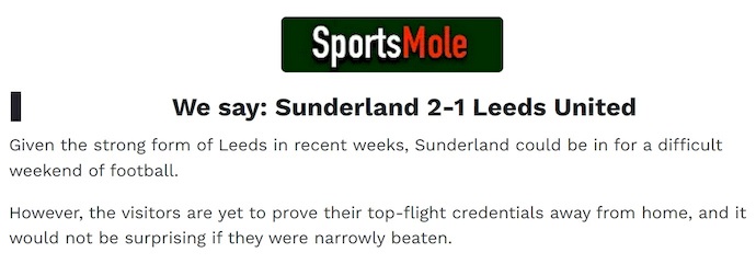 Chuy&ecirc;n gia Tony Ansell dự đo&aacute;n Sunderland vs Leeds, 21h00 ng&agrave;y 28/12 - Ảnh 1