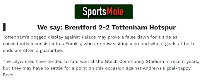 Chuy&ecirc;n gia Tony Ansell dự đo&aacute;n Brentford vs Tottenham, 3h00 ng&agrave;y 2/1 - Ảnh 1