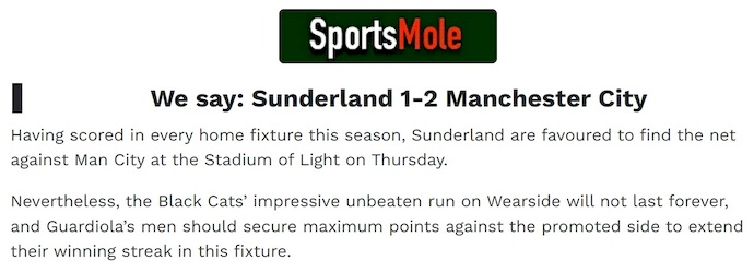 Chuy&ecirc;n gia Tony Ansell dự đo&aacute;n Sunderland vs Man City, 3h00 ng&agrave;y 2/1 - Ảnh 1