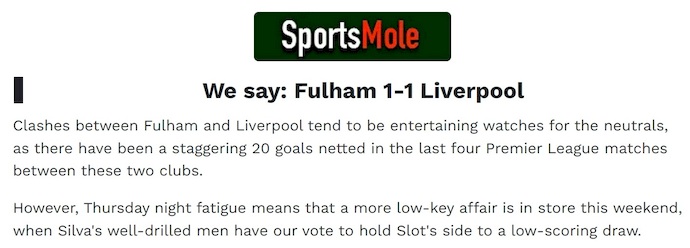 Chuy&ecirc;n gia Tony Ansell dự đo&aacute;n Fulham vs Liverpool, 22h00 ng&agrave;y 4/1 - Ảnh 1