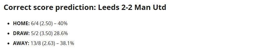 Siêu máy tính dự đoán Leeds vs MU, 19h30 ngày 4/1 - Ảnh 1