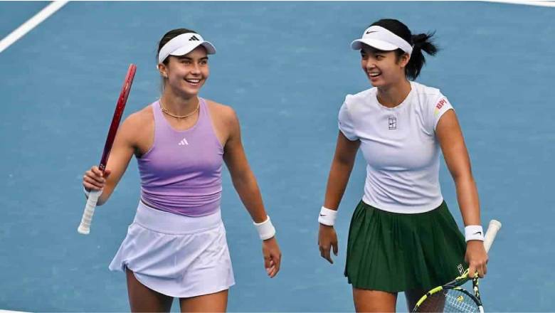 Alex Eala đánh bại huyền thoại Venus Williams ở nội dung đôi nữ ASB Classic - Ảnh 1