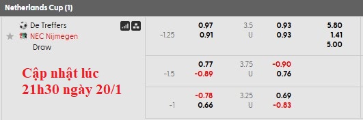 Nhận định, soi kèo De Treffers vs NEC Nijmegen, 0h45 ngày 21/1: Cách biệt quá lớn - Ảnh 4