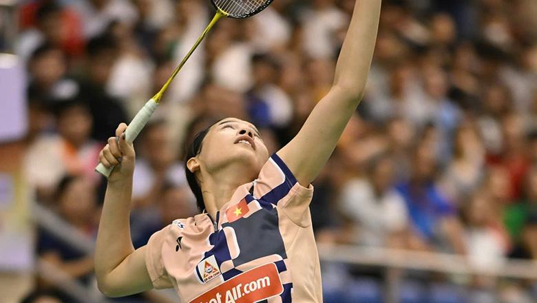 Th&ugrave;y Linh thua ngược ở tứ kết giải cầu l&ocirc;ng Indonesia Masters 2026 - Ảnh 1