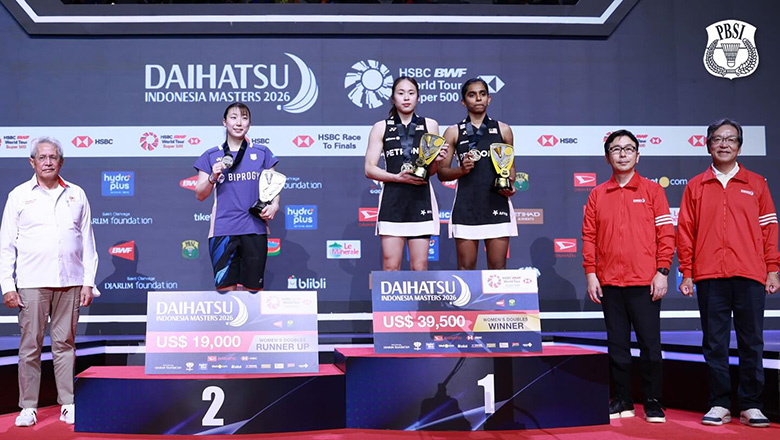 Đôi nữ Nhật Bản bỏ cuộc ở chung kết Indonesia Masters 2026 - Ảnh 1