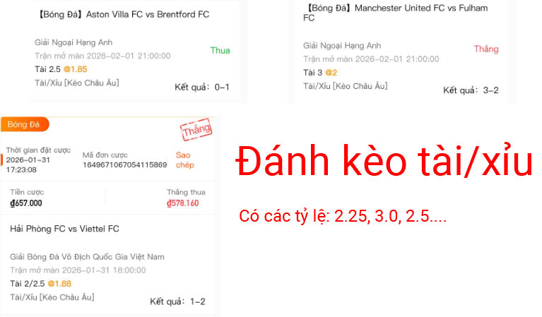 k&egrave;o t&agrave;i xỉu