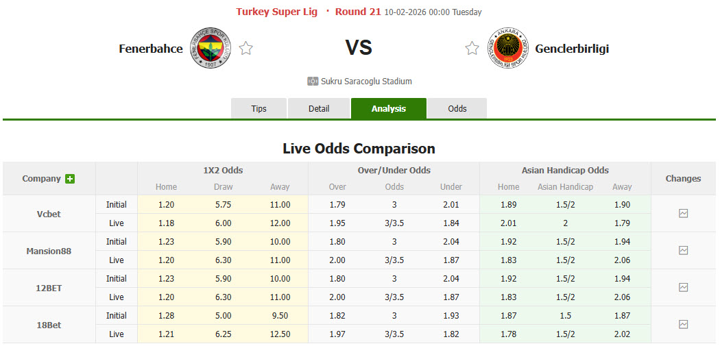 Nhận định, soi kèo Fenerbahce vs Genclerbirligi, 00h00 ngày 10/2: Thể hiện bản lĩnh - Ảnh 1