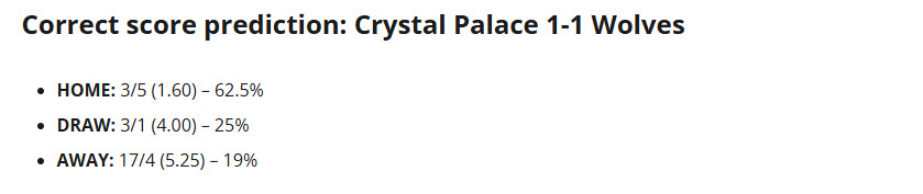 Siêu máy tính dự đoán Crystal Palace vs Wolves, 21h00 ngày 22/2 - Ảnh 1