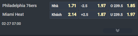 Nhận định b&oacute;ng rổ Philadelphia 76ers vs Miami Heat, 07h00 ng&agrave;y 27/2: Đại chiến v&igrave; v&eacute; play-off - Ảnh 1