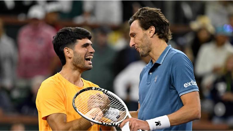 Alcaraz ngược dòng hạ Rinderknech, giành vé vào vòng 4 Indian Wells Masters - Ảnh 1