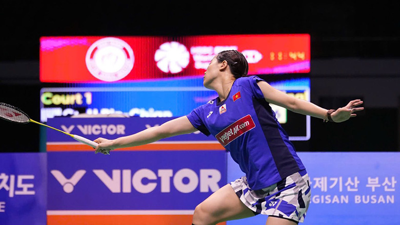 Th&ugrave;y Linh thua ngược Miyazaki ở giải cầu l&ocirc;ng Thụy Sĩ Mở rộng 2026 - Ảnh 1