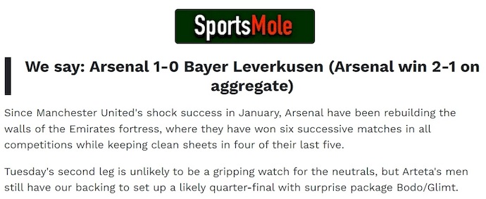 Chuy&ecirc;n gia Tony Ansell dự đo&aacute;n Arsenal vs Leverkusen, 3h00 ng&agrave;y 18/3 - Ảnh 1
