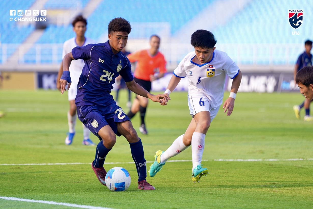 U17 Th&aacute;i Lan thua ngược L&agrave;o, bị loại cay đắng khỏi giải v&ocirc; địch Đ&ocirc;ng Nam &Aacute; - Ảnh 1