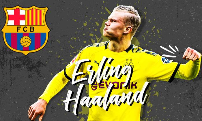 Đại diện của Erling Haaland chính thức đàm phán với Barcelona