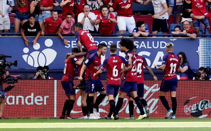 Kết quả tỷ số Osasuna vs Barcelona, v&ograve;ng 3 La Liga