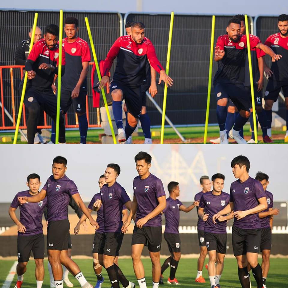 Thái Lan và Oman giao hữu kín trước thềm Asian Cup 2019