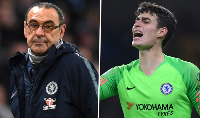 Kepa tiếp tục trả giá đắt cho việc ‘bật’ HLV Sarri