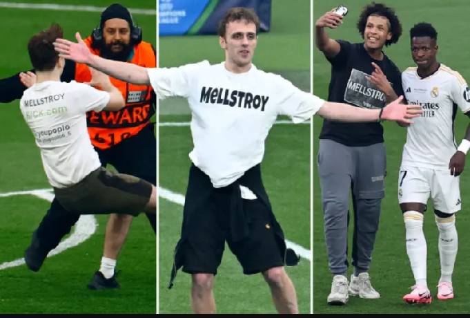 CĐV lao xuống sân làm loạn trận chung kết cúp C1 châu Âu