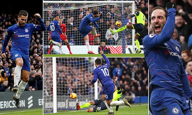 Video Chelsea 5-0 Huddersfield (Premier League, Ngoại hạng Anh vòng 25)