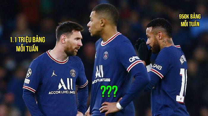 Top 5 ông hoàng lương thưởng của PSG: Messi vẫn thua xa Phó chủ tịch