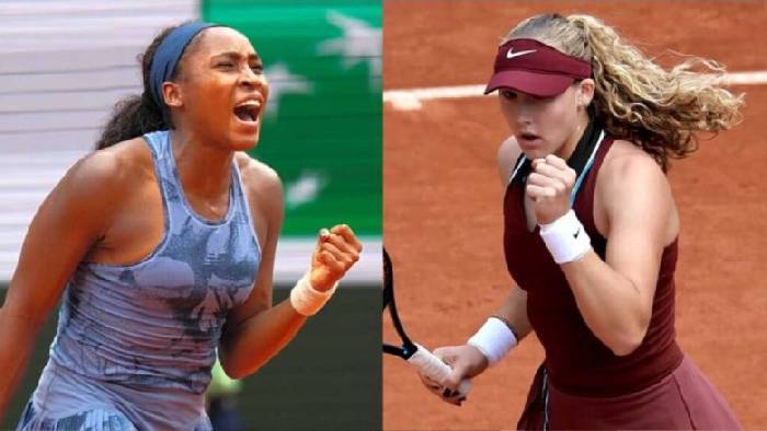 Gauff vào tứ kết Roland Garros lần thứ năm liên tiếp, Andreeva làm nên lịch sử