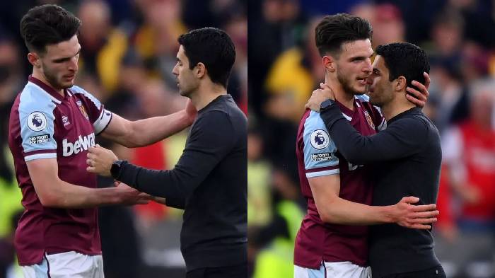 Hé lộ: HLV Mikel Arteta 'cưa đổ' Declan Rice chỉ bằng 1 câu nói