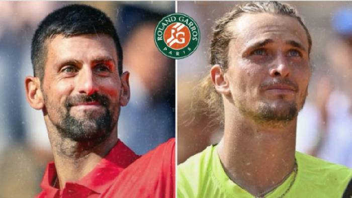 Nhận định tennis Djokovic vs Zverev, Tứ kết Roland Garros - 1h15 ngày 5/6