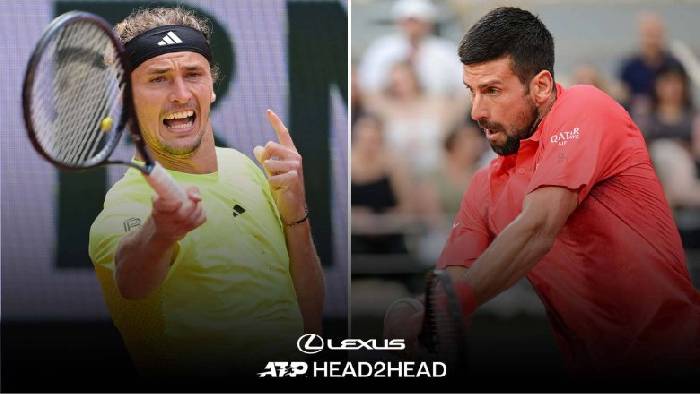 Xem trận Zverev vs Djokovic - Tứ kết Roland Garros ở đâu, trên kênh nào?