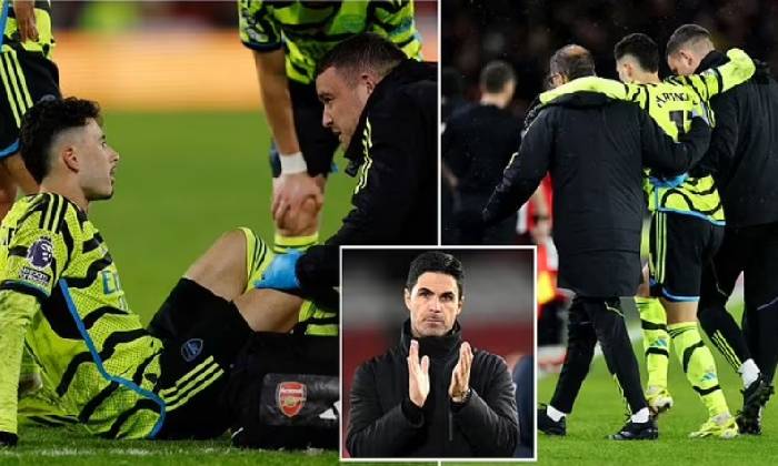 Arsenal phải 'trả giá' sau chiến thắng Sheffield vì chấn thương từ 2 trụ cột hàng công