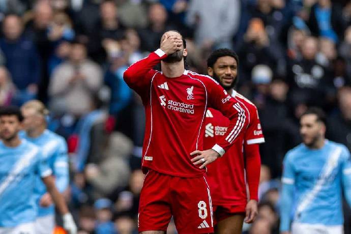 Liverpool lập 2 kỷ lục không mong muốn sau thất bại trước Man City