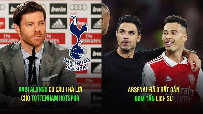 Bản tin sáng 5/5: Alonso có câu trả lời cho Spurs; Arsenal phá kỷ lục chuyển nhượng