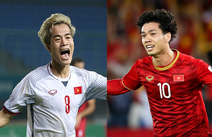 Văn Toàn, Công Phượng hóm hỉnh trả lời sau chiến thắng Thái Lan