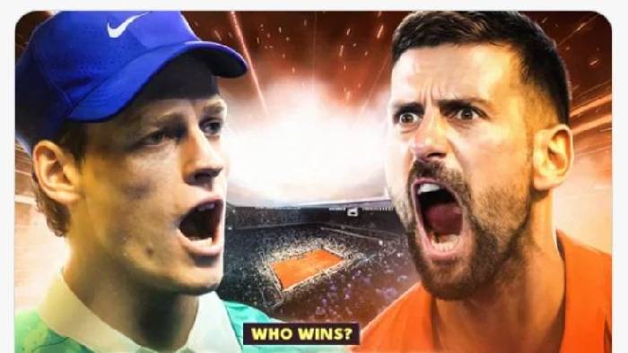 Xem trận Sinner vs Djokovic - Bán kết Roland Garros ở đâu, trên kênh nào?