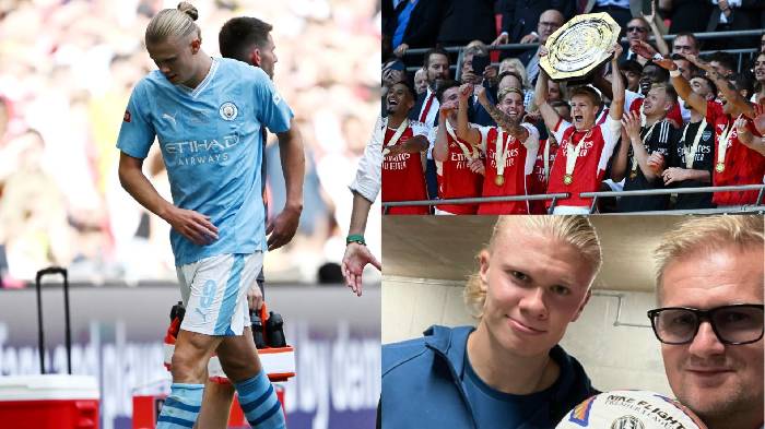 Bố Haaland 'châm biếm' Arsenal sau chức vô địch Siêu Cúp Anh