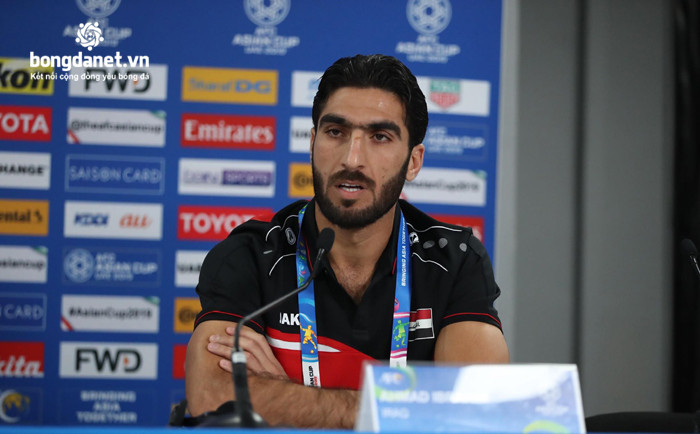 Việt Nam vs Iraq: Trung vệ Ibrahim tự tin ‘chiến’ thầy trò HLV Park Hang-seo