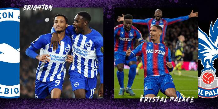 Nhận định, soi k&egrave;o Brighton vs Crystal Palace, 21h00 ng&agrave;y 8/2: Kh&oacute; ph&acirc;n thắng bại