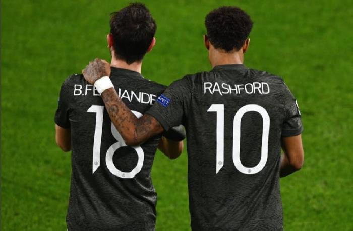 Rashford và Bruno Fernandes giúp MU lập cột mốc ấn tượng