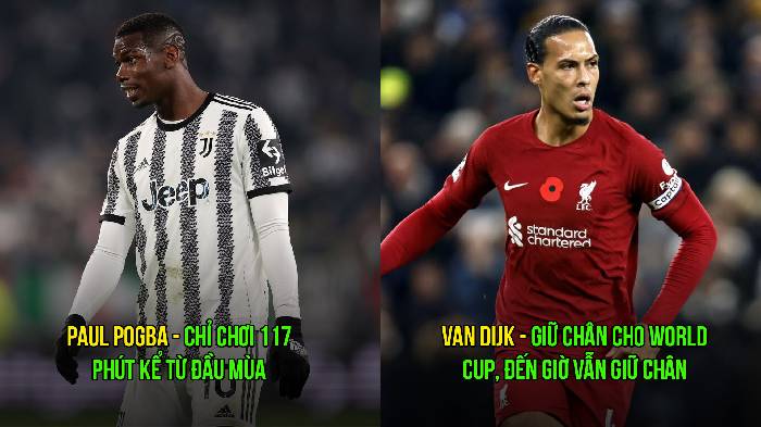 Top 5 ngôi sao đình đám tụt dốc không phanh ở mùa giải này