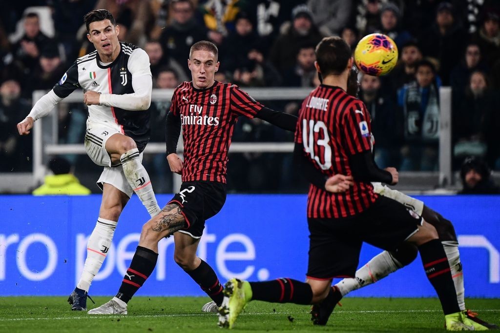 Bóng đá Ý trở lại tuần này bằng đại chiến Juventus vs AC Milan