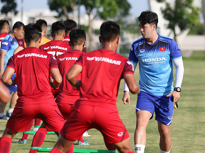 U22 Việt Nam chỉ đủ một đội hình trong ngày đầu hội quân